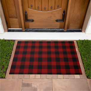 Buffalo Plaid Pattern Doormat