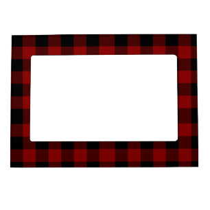 Buffalo Plaid Pattern Magnetic Frame
