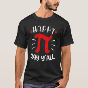 Buffalo Plaid Pi Day Happy Pi Day Yall Men Women T-Shirt