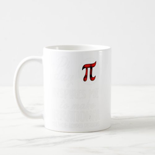 Buffalo Plaid Pi Symbol Pi Day Inspires Me Math  S Coffee Mug