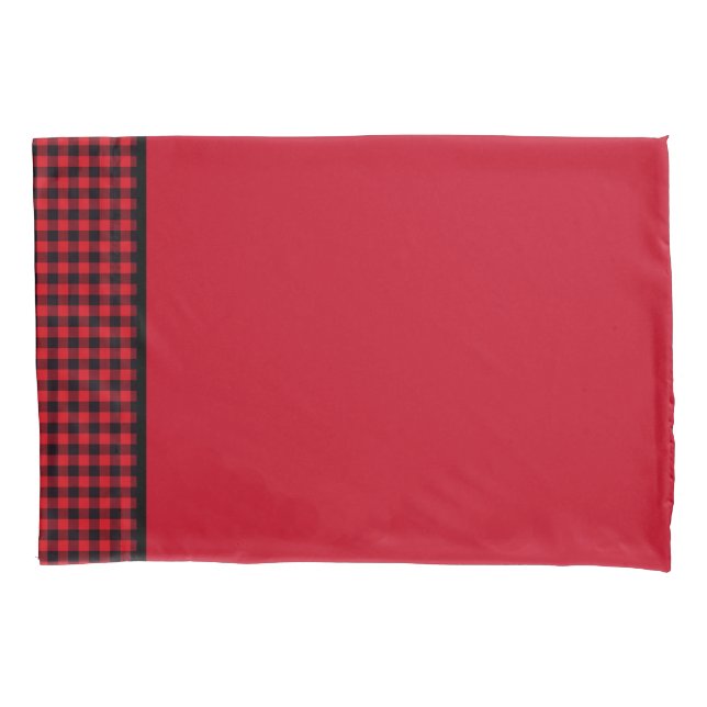 Buffalo Plaid Pillowcase (Front)