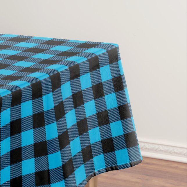 Buffalo Plaid Print Tablecloth (In Situ)