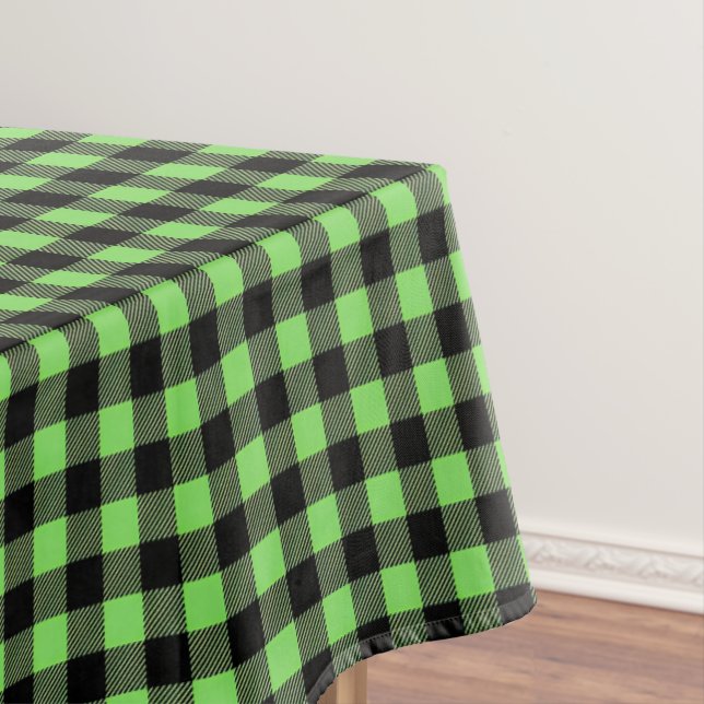 Buffalo Plaid Print Tablecloth (In Situ)