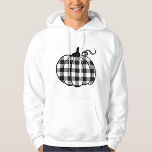 Buffalo Plaid Pumpkin Fall Autumn Cute Casual T-Sh Hoodie
