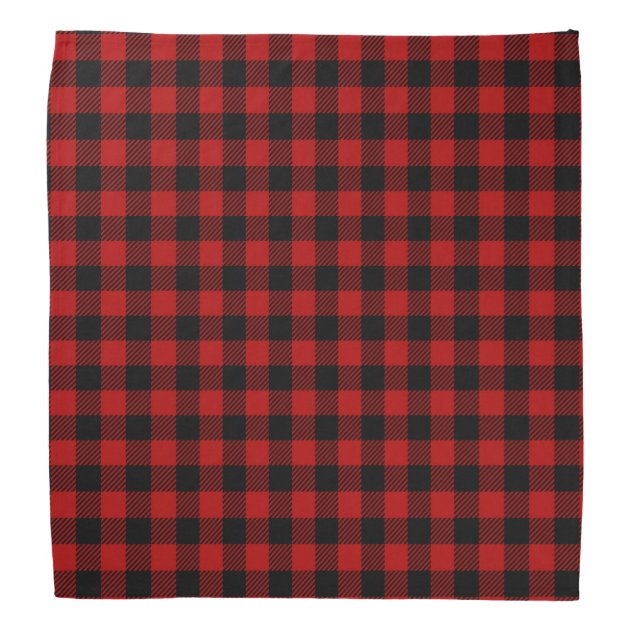 buffalo check bandana