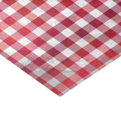 Buffalo Plaid Red and White Tissue Paper