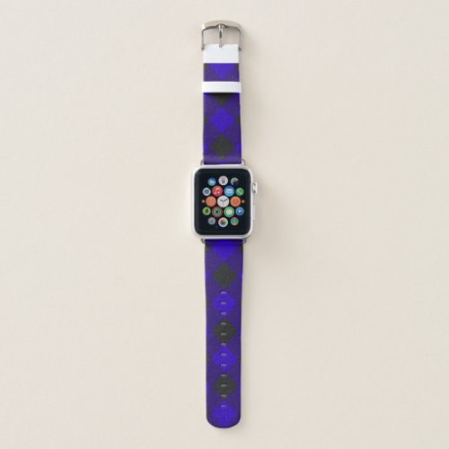 Buffalo Plaid Royal Blue Check Apple Watch Band