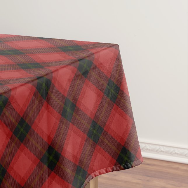 Buffalo Plaid Rustic Farmhouse Checkered  Tablecloth (In Situ)
