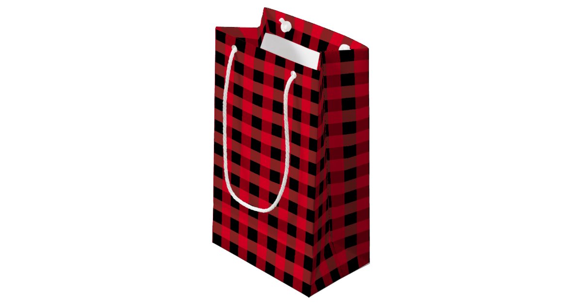 buffalo-plaid-small-gift-bag-zazzle