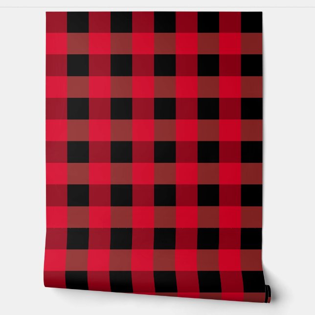 Buffalo plaid  wallpaper  (Unrolling)