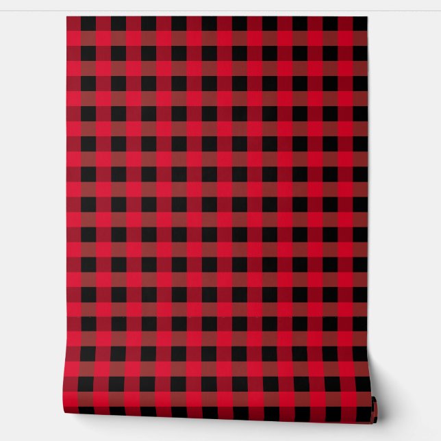 Buffalo plaid  wallpaper  (Unrolling)