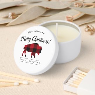 Buffalo Plaid Warm Wishes Red/ Black ID603