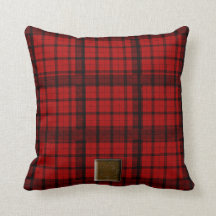 Buffalo Plaid with Maple Leaf Button American MoJo