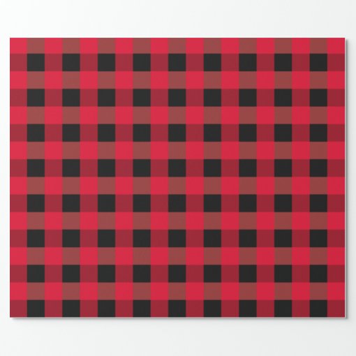 Buffalo Plaid Wrapping Paper Zazzle