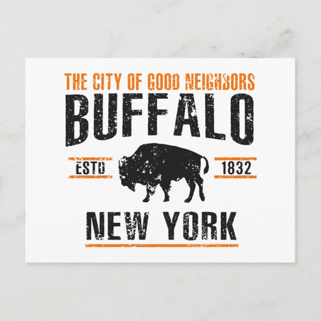 Buffalo Postcard (Front)