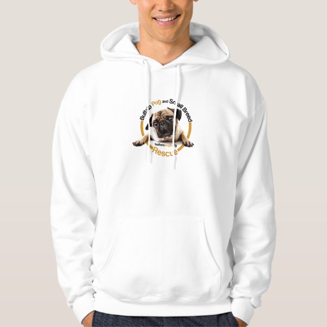 Buffalo Pug Hoodie (Front)