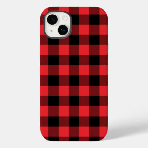 Buffalo Red Black Plaid Check Case-Mate iPhone 14 Plus Case