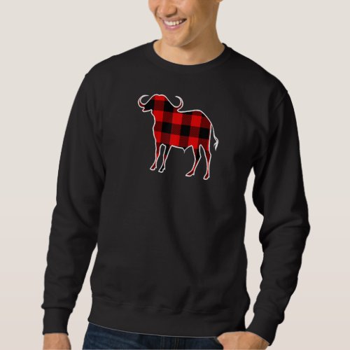 Buffalo Red Buffalo Plaid Tamaraw Matching Pj Fami Sweatshirt