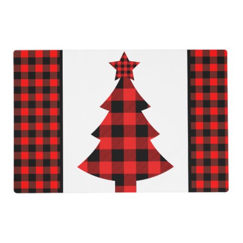 Buffalo Red Plaid  Placemat