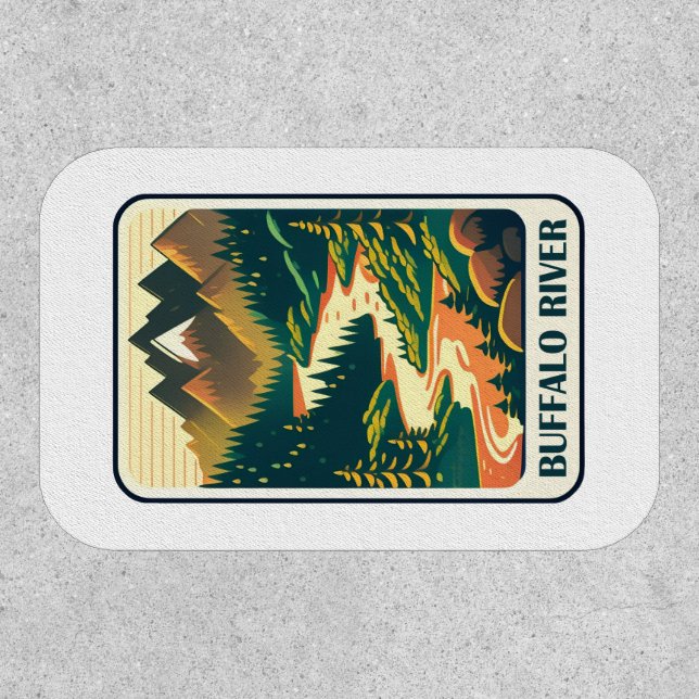 Buffalo River Arkansas Colors Patch (Front)