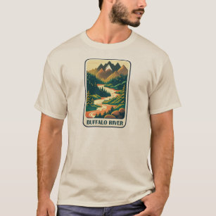 Buffalo River Arkansas Colors T-Shirt