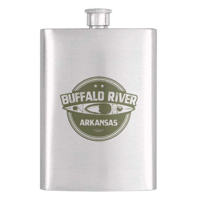 Buffalo River, Arkansas Flask (Front)