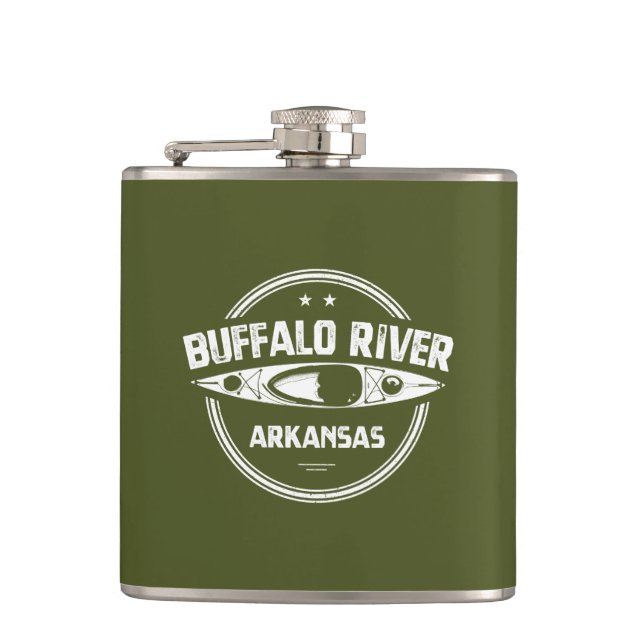Buffalo River, Arkansas Flask (Front)
