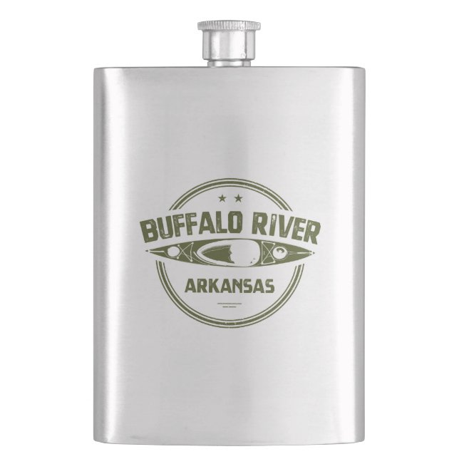 Buffalo River, Arkansas Flask (Front)