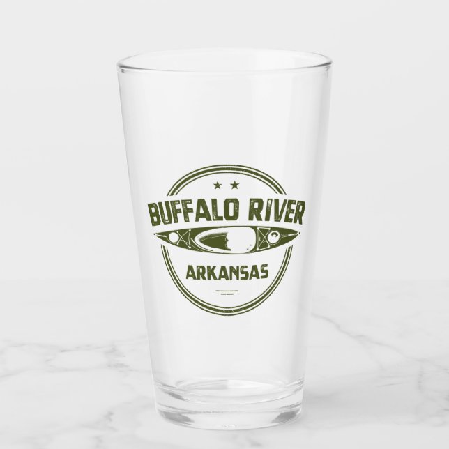 Buffalo River, Arkansas Glass (Front)