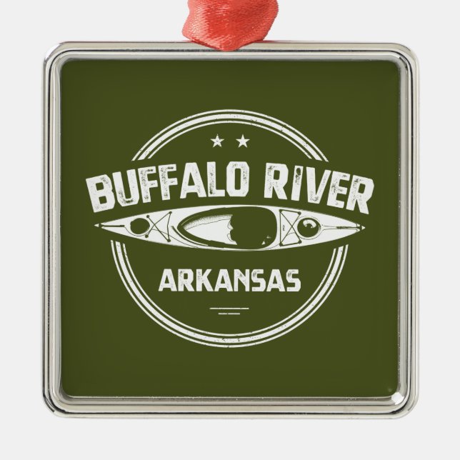Buffalo River, Arkansas Metal Ornament (Front)