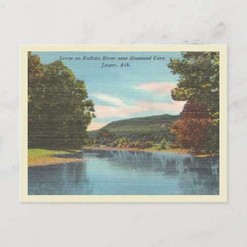Buffalo River in Arkansas vintage scene Postcard