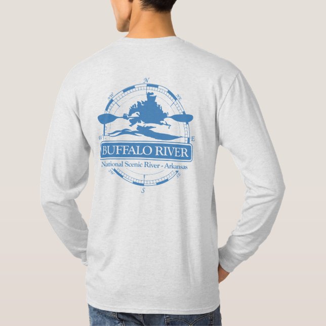Buffalo River (KC2) T-Shirt (Back)