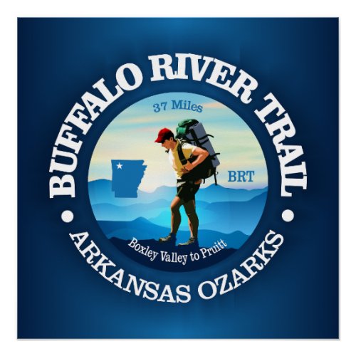 Buffalo River Trail C Poster