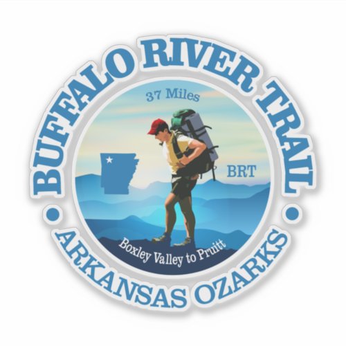 Buffalo River Trail C Sticker