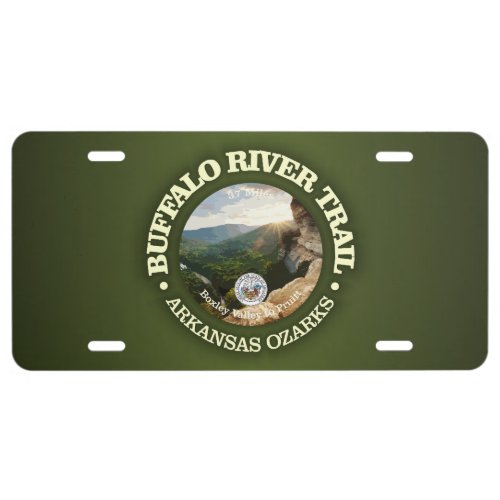 Buffalo River Trail rd License Plate