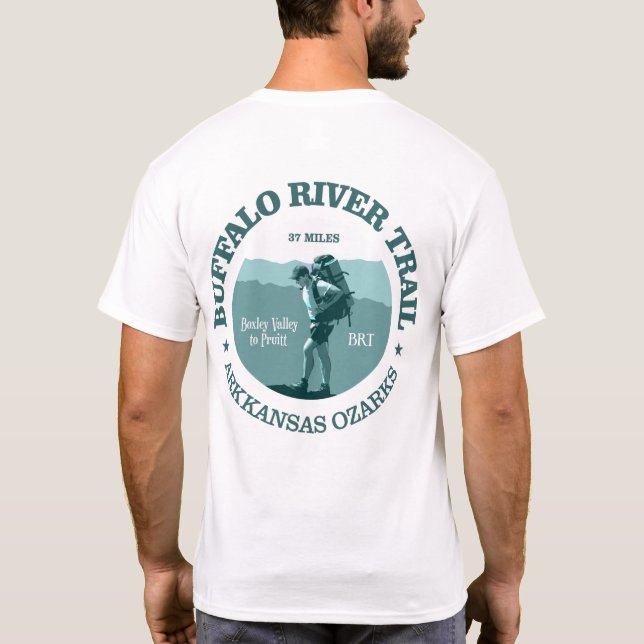 Buffalo River Trail (T) T-Shirt (Back)