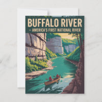 Buffalo River – Vintage Travel Poster