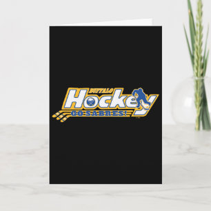 Buffalo Sabres Hockey Black Officially Licensed  Card