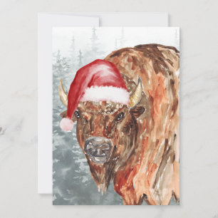 Buffalo Santa Holiday Card