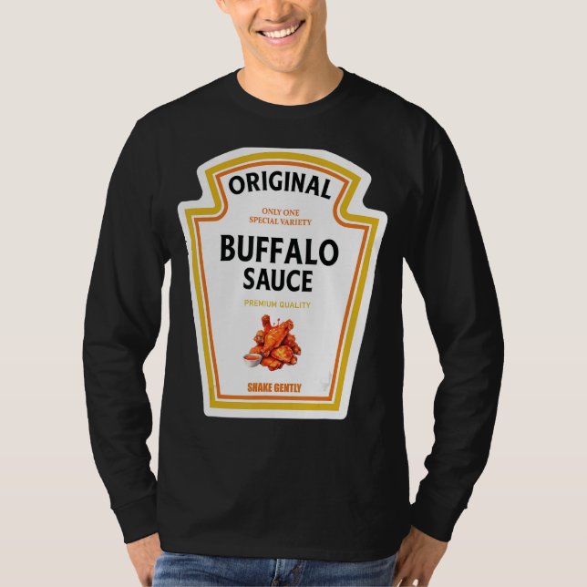 Buffalo Sauce Halloween 2024 Costume Family Matchi T-Shirt (Front)