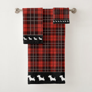 Buffalo Scottish Tartan Plaid Checkered Bath Towel Set