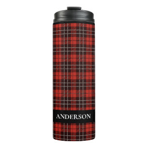 Buffalo Scottish Tartan Plaid Checkered Stainless Thermal Tumbler