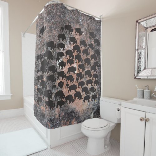 Buffalo Shower Curtain