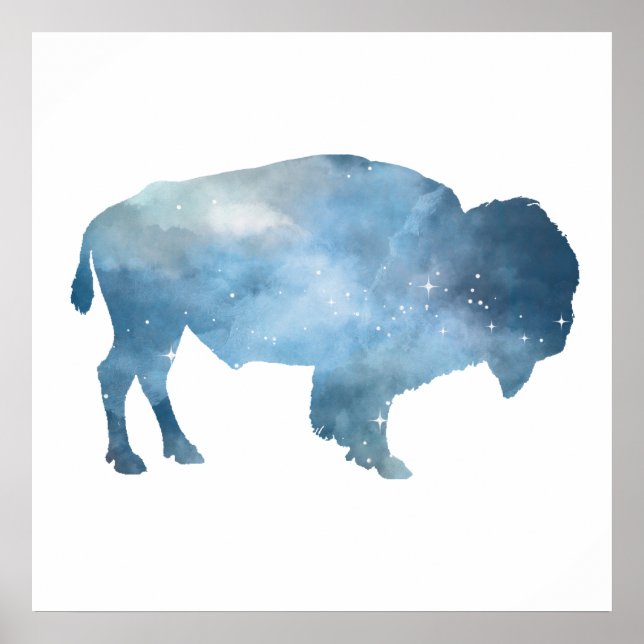 Buffalo Silhouette Poster (Front)