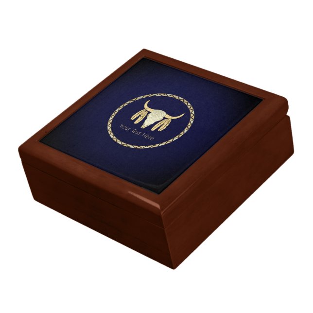 Buffalo Skull  Gift Box (Side)