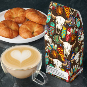 Buffalo Skull Native American Emblem Roasted Coffee
