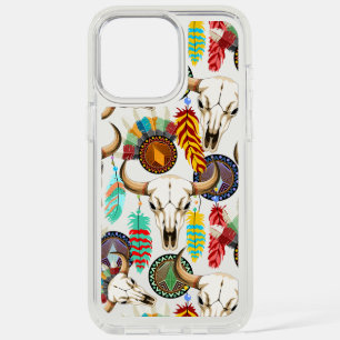 Buffalo Skull Native American Emblem iPhone 15 Pro Max Case