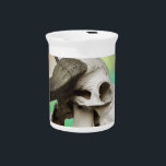 Buffalo Skull on a Watercolor Background Pitcher<br><div class="desc">African Buffalo on a watercolor background.</div>