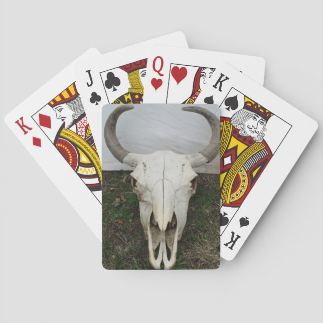 Buffalo Skull Poker Cards (Back)