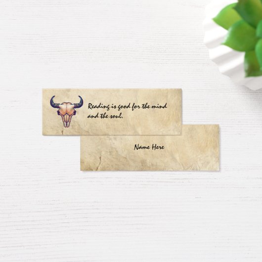 Buffalo Skull Simulated Leather (Desk)